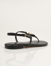 SANDALIAS AN-SE SANDALIA CHAPA BLACK en color Negro