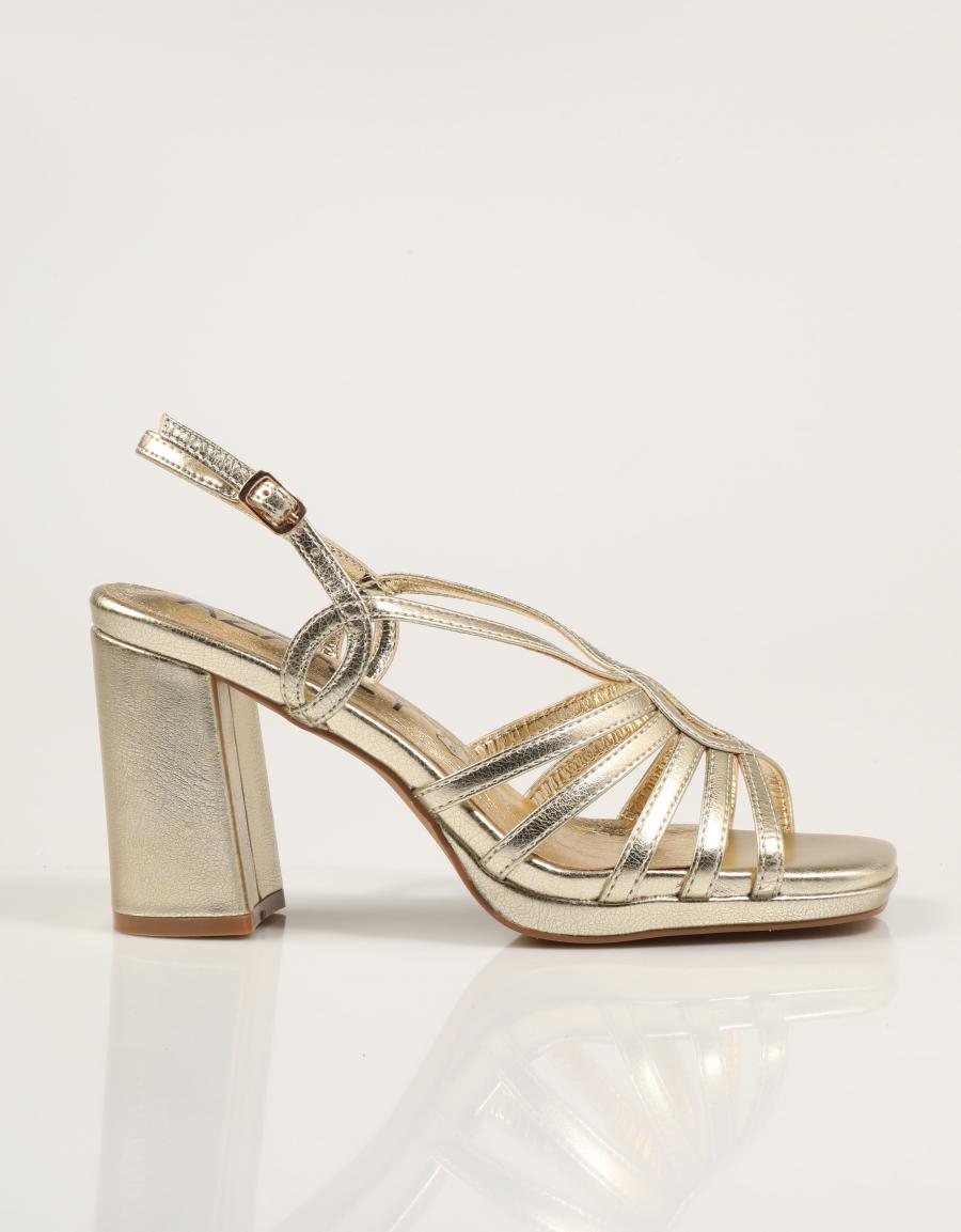 SANDALIAS AZAREY SANDALIA GOLD en color Oro