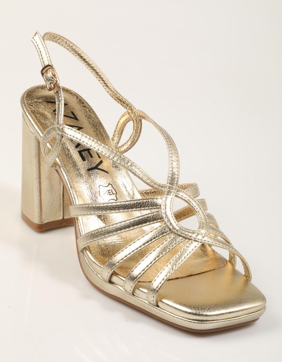 SANDALIAS AZAREY SANDALIA GOLD en color Oro