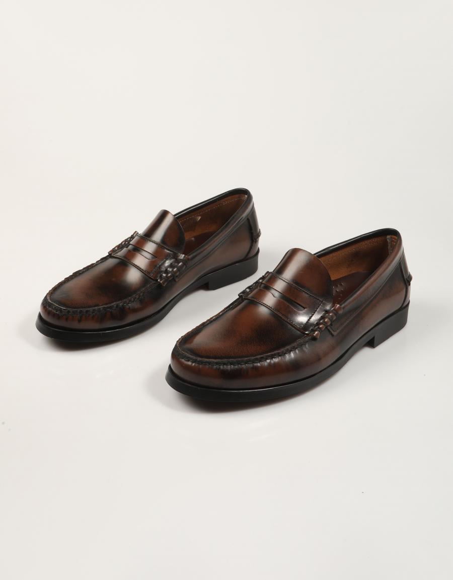 ZAPATOS FREELANCE MOCASIN FLORENTIC MARRON en color Marron