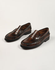 ZAPATOS FREELANCE MOCASIN FLORENTIC MARRON en color Marron