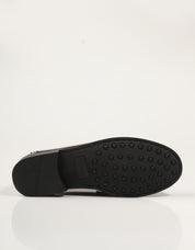 ZAPATOS FREELANCE MOCASIN FLORENTIC BURDEOS en color Burdeos