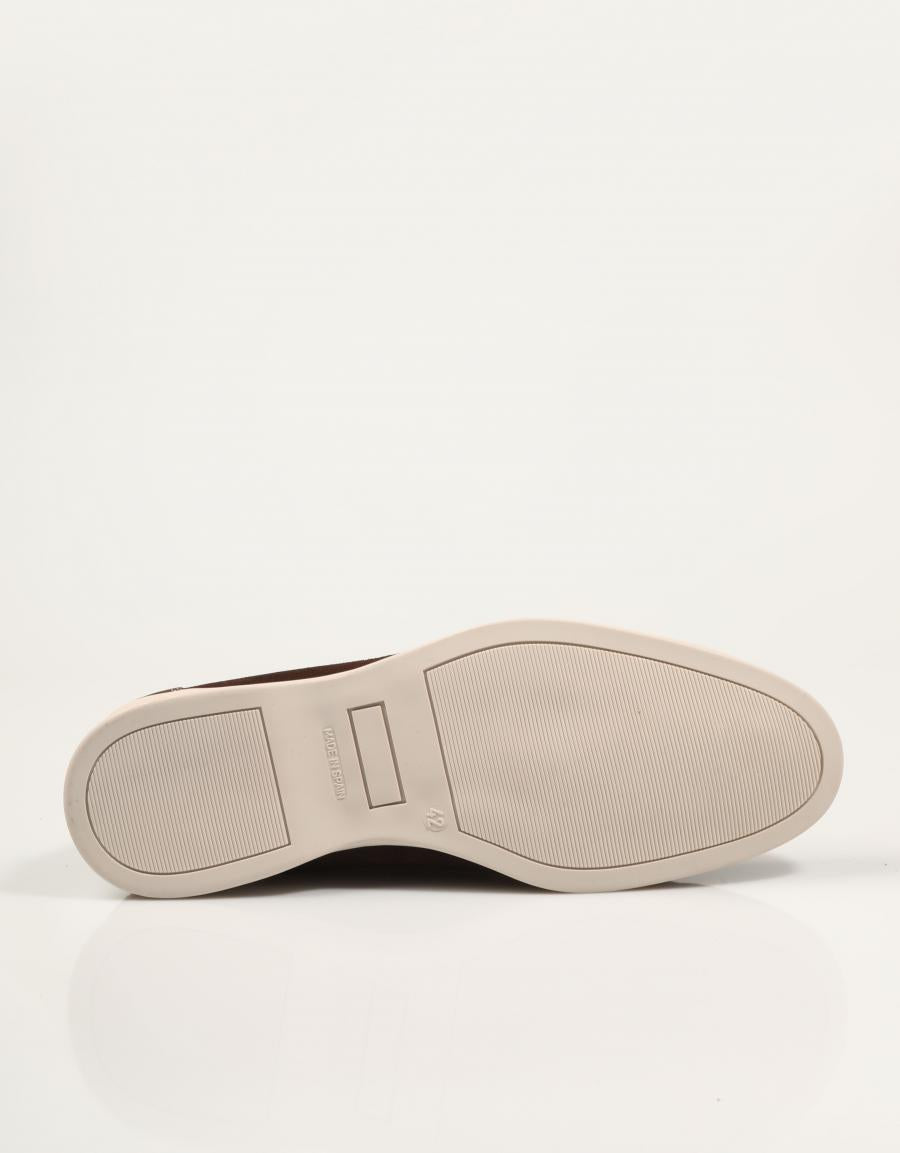 ZAPATOS FREELANCE MOCASIN CHOCOLATE en color Marron