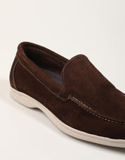 ZAPATOS FREELANCE MOCASIN CHOCOLATE en color Marron