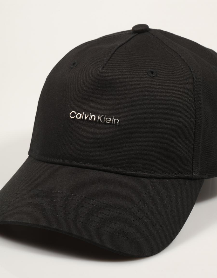 GORRA CALVIN KLEIN COTTON TWILL BLACK LV04D5080G en color Negro