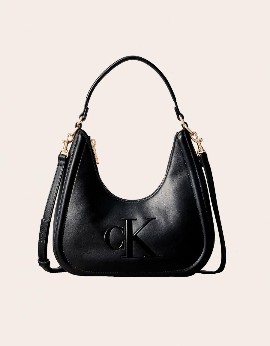 BOLSOS CALVIN KLEIN BOLD CK BLACK LV04F3561G en color Negro