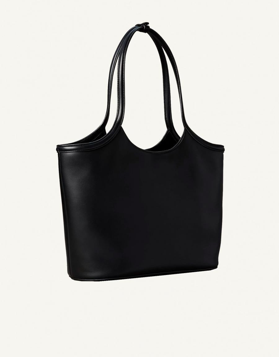 BOLSOS CALVIN KLEIN BOLD SHOPPER BLACK  LV04F3562G en color Negro
