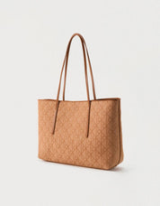 BOLSOS CALVIN KLEIN EMBLEM AOP CORNSTALK LV04F3750G en color Beige