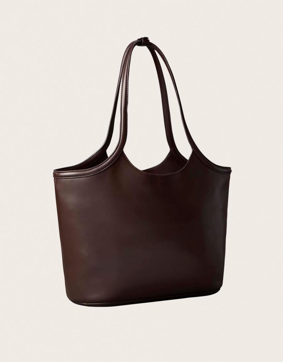 BANDOLERAS CALVIN KLEIN BOLD CK SHOPPER BAL LV04F3562G en color Marron