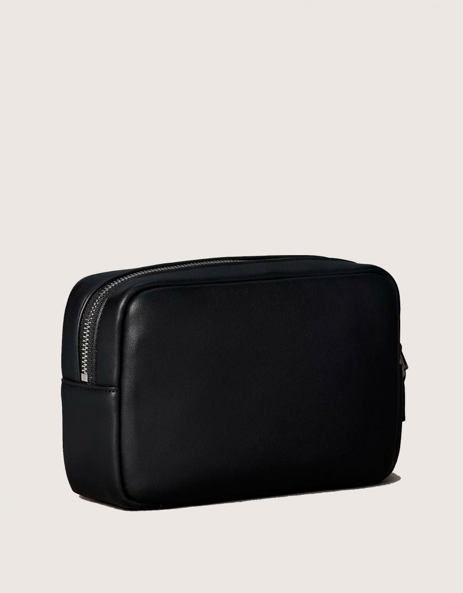 NECESERES CALVIN KLEIN RAISED POUCH BLACK LV04D1277G en color Negro
