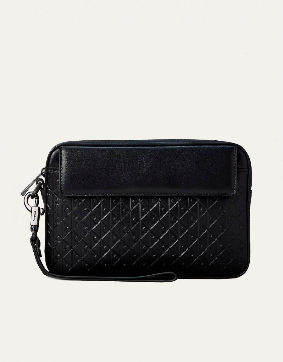 GORRA CALVIN KLEIN REFINED POUCH LV04D1369G en color Negro