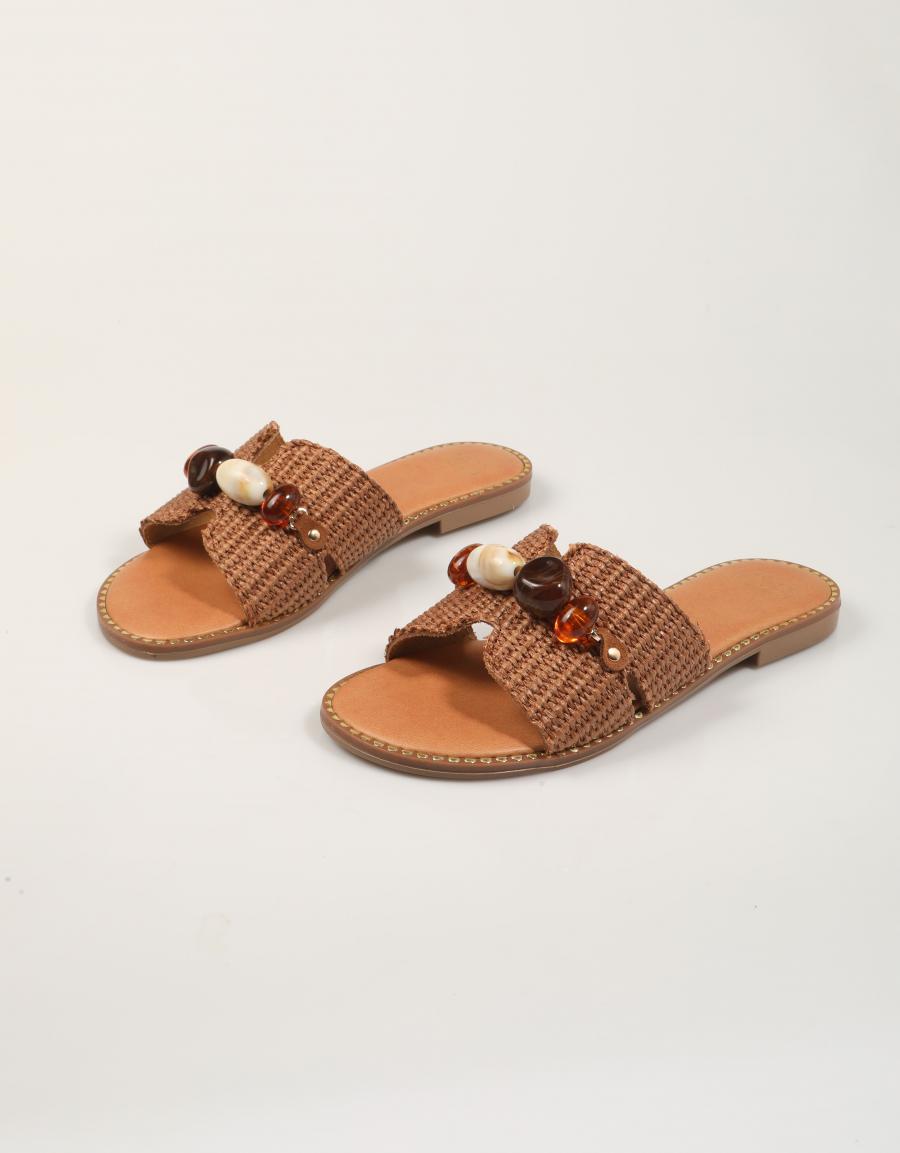SANDALIAS SEVEN SISTERS SA5531 en color Beige