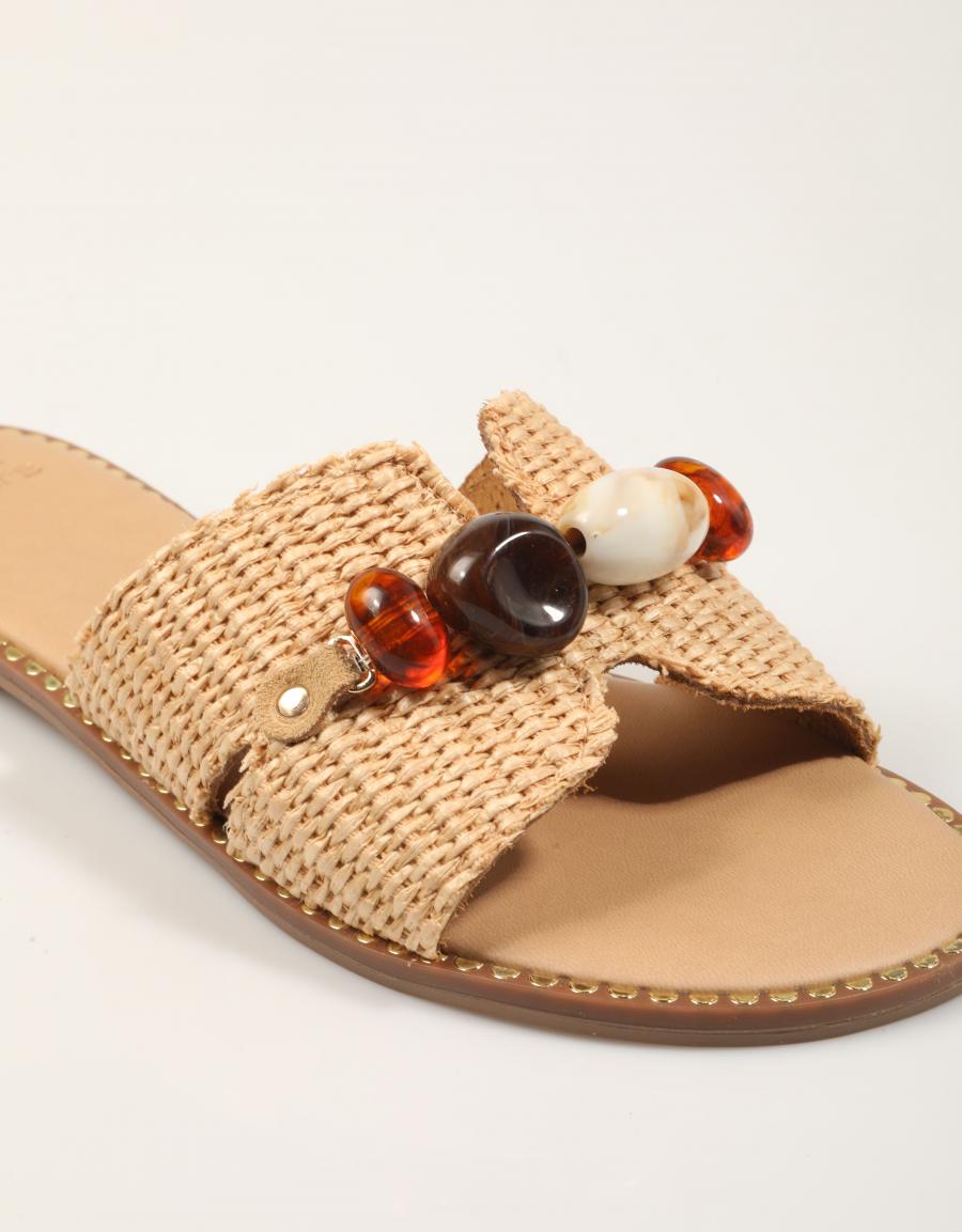 SANDALIAS SEVEN SISTERS SA5531 en color Beige