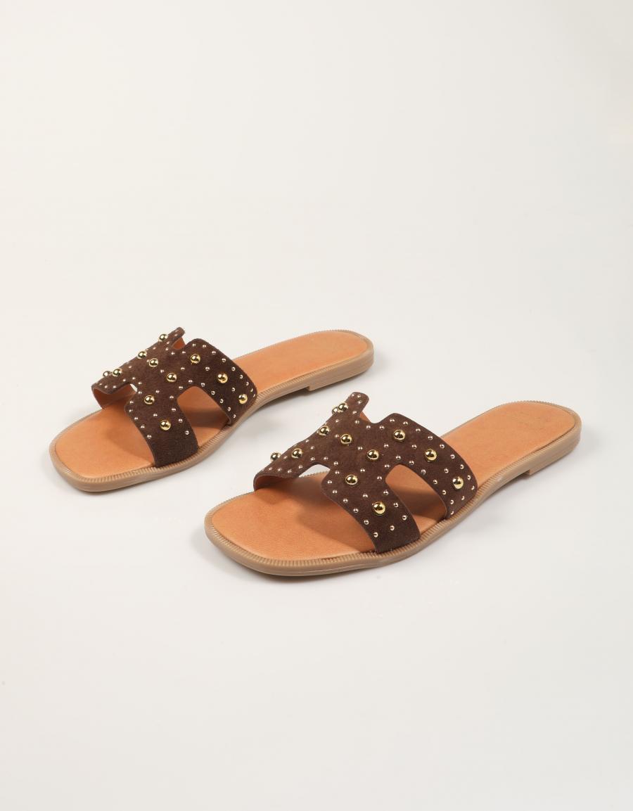 SANDALIAS SEVEN SISTERS SA5509 en color Cuero