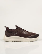 ZAPATILLAS CALVIN KLEIN EVZ RUN BORDEAUX HM0HM02164 en color Marron