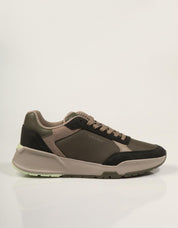 ZAPATILLAS CALVIN KLEIN CITY RUNNER OLIVE HM0HM02308 en color Kaki