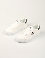ZAPATILLAS CALVIN KLEIN VULC FLATFORM WHITE HW0HW03159 en color Blanco