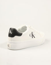 ZAPATILLAS CALVIN KLEIN VULC FLATFORM WHITE HW0HW03159 en color Blanco