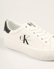 ZAPATILLAS CALVIN KLEIN VULC FLATFORM WHITE HW0HW03159 en color Blanco
