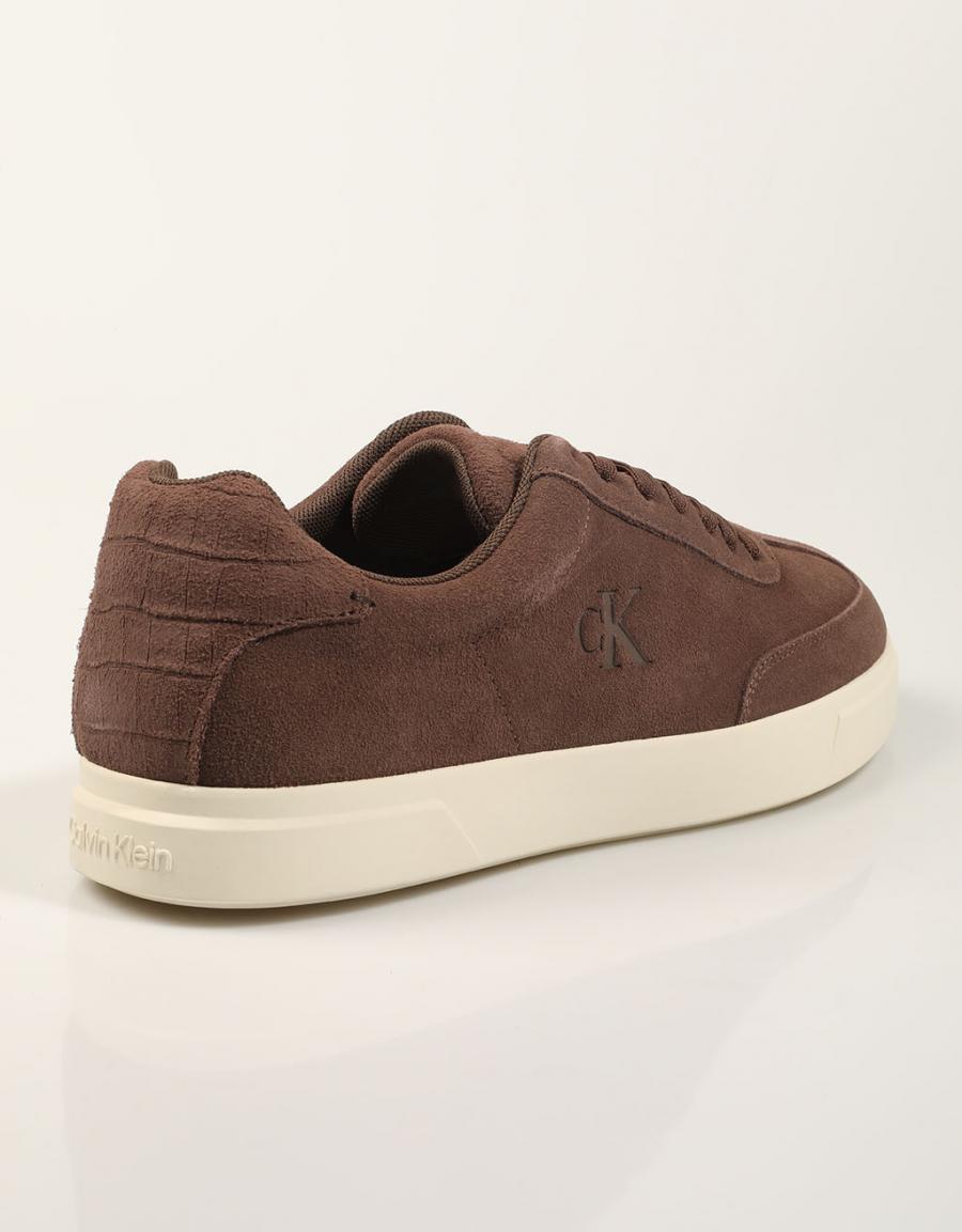 ZAPATILLAS CALVIN KLEIN LOW PROF MOCHA HM0HM02285 en color Marron