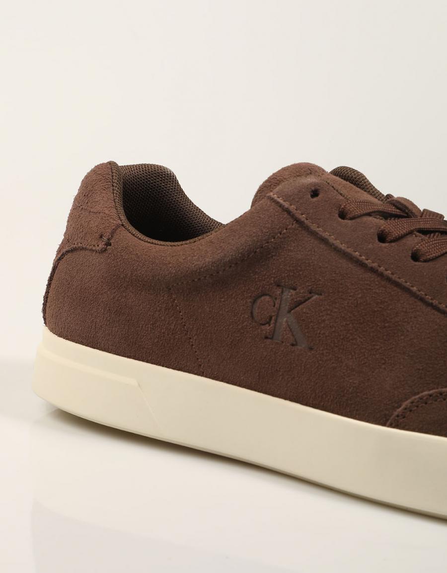 ZAPATILLAS CALVIN KLEIN LOW PROF MOCHA HM0HM02285 en color Marron