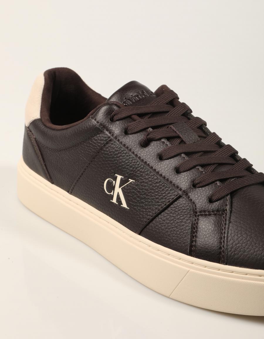 ZAPATILLAS CALVIN KLEIN CUPS LACEUP FUDGE HM0HM02289 en color Marron