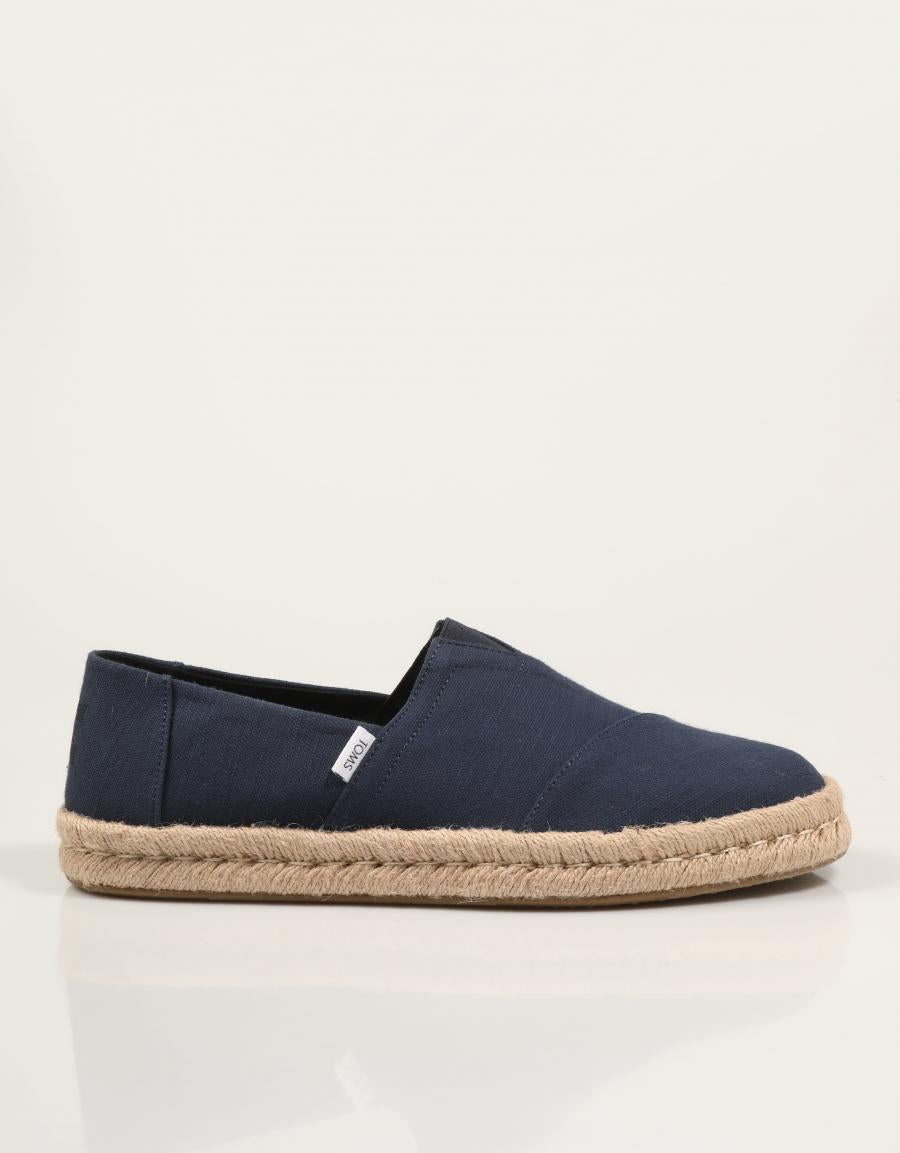 ESPARDEÑAS TOMS ALPARGATA ROPE NAVY 10019870 en color Azul marino