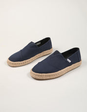 ESPARDEÑAS TOMS ALPARGATA ROPE NAVY 10019870 en color Azul marino