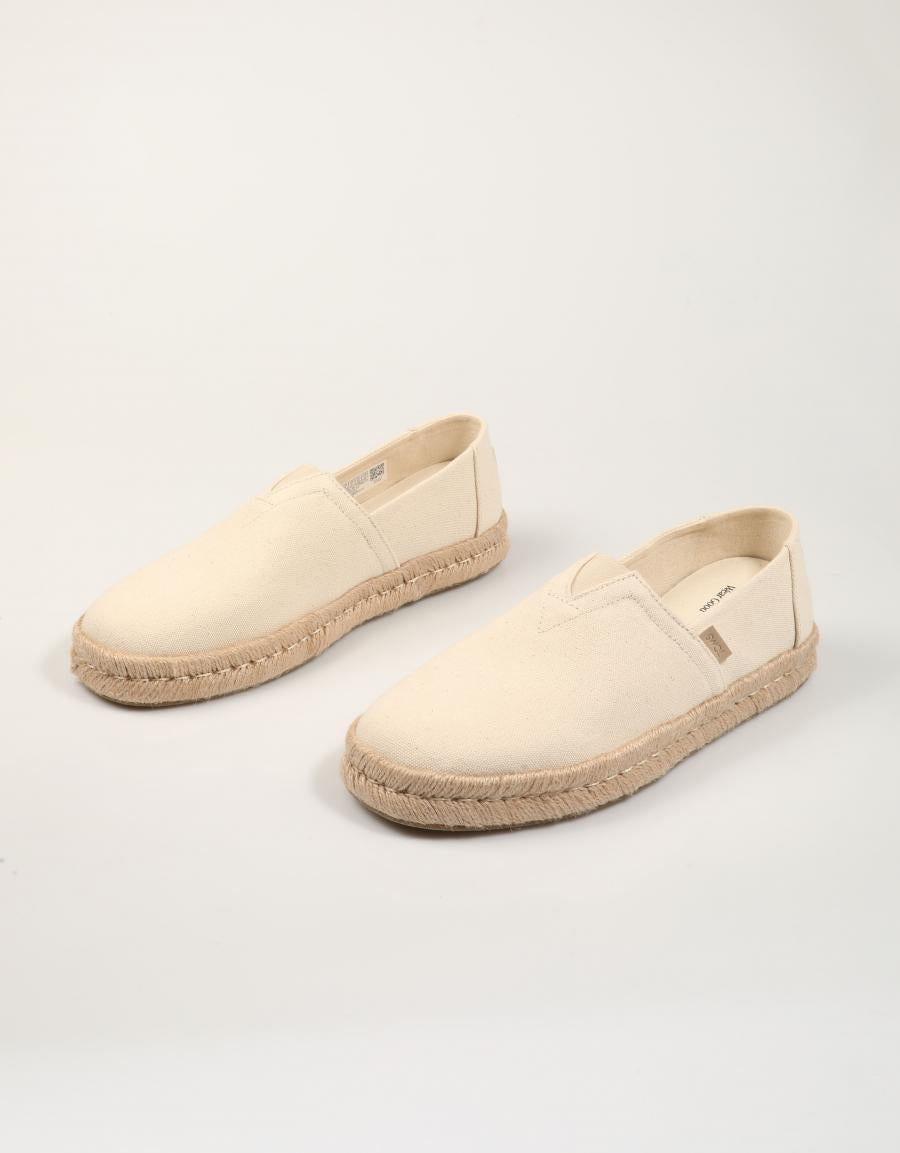 ESPARDEÑAS TOMS ALPARGATA ROPE NATURAL 10023178 en color Beige