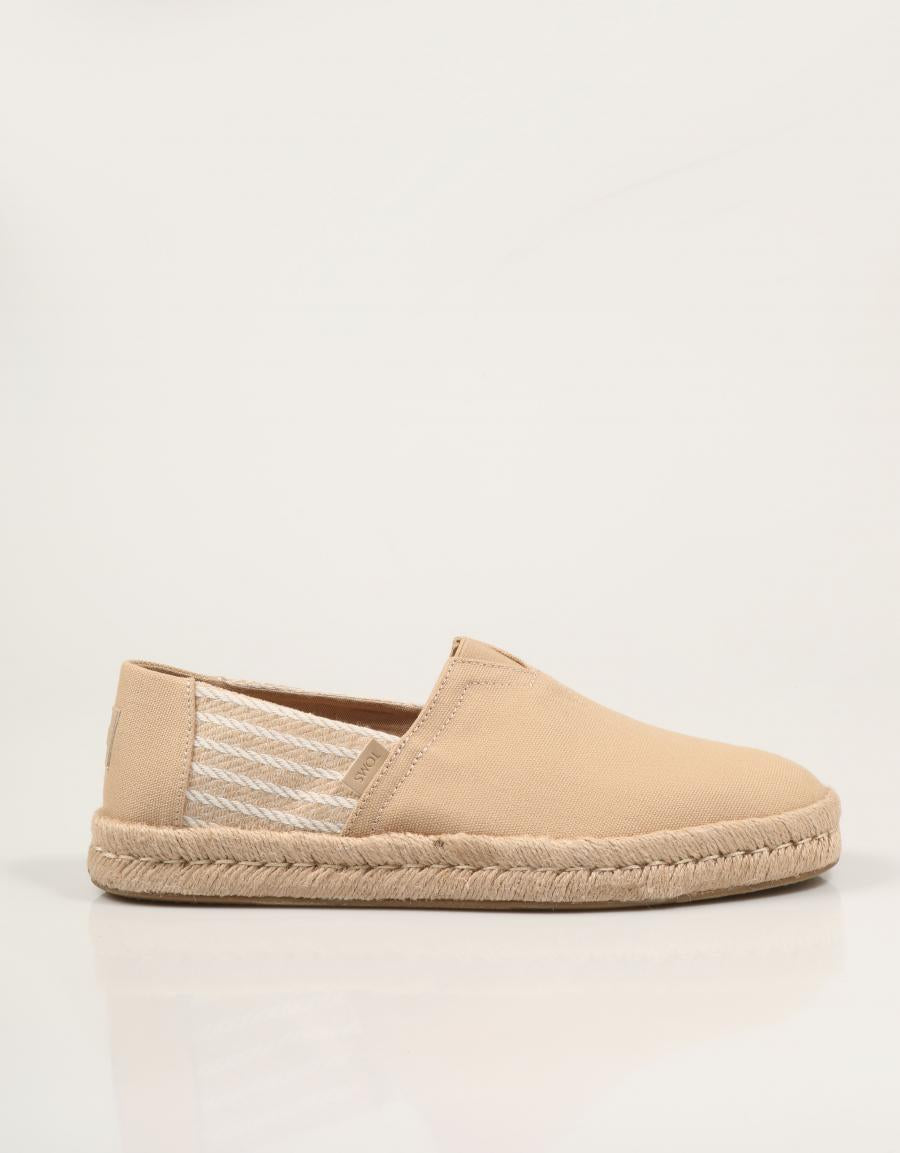 ESPARDEÑAS TOMS ALPARGATA ROPE BEIGE 10023184 en color Beige