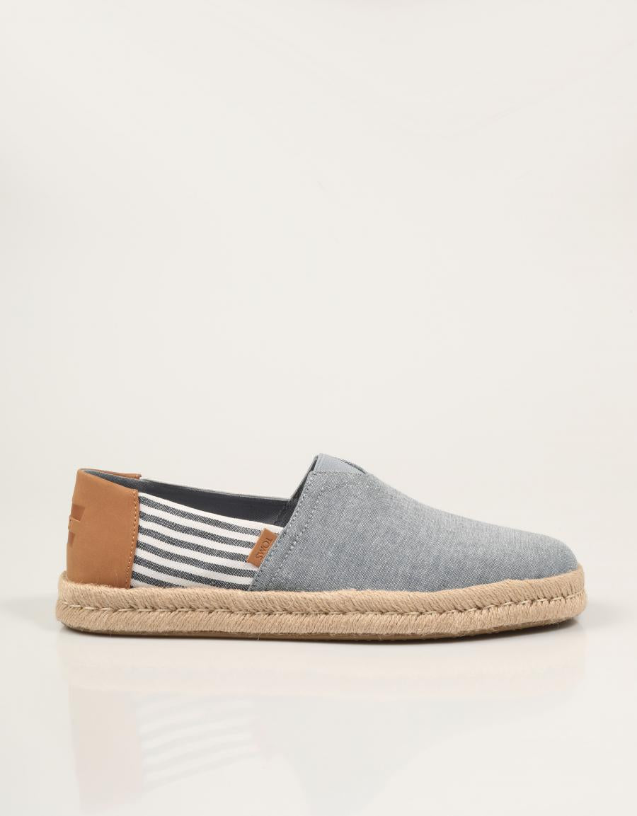 ESPARDEÑAS TOMS ALPARGATA ROPE NAVY 10023240 en color Azul marino