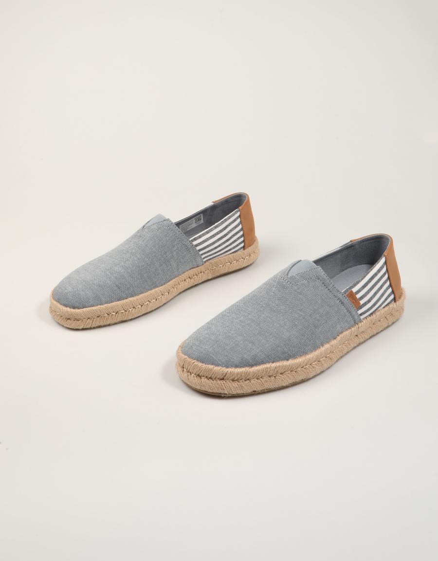 ESPARDEÑAS TOMS ALPARGATA ROPE NAVY 10023240 en color Azul marino