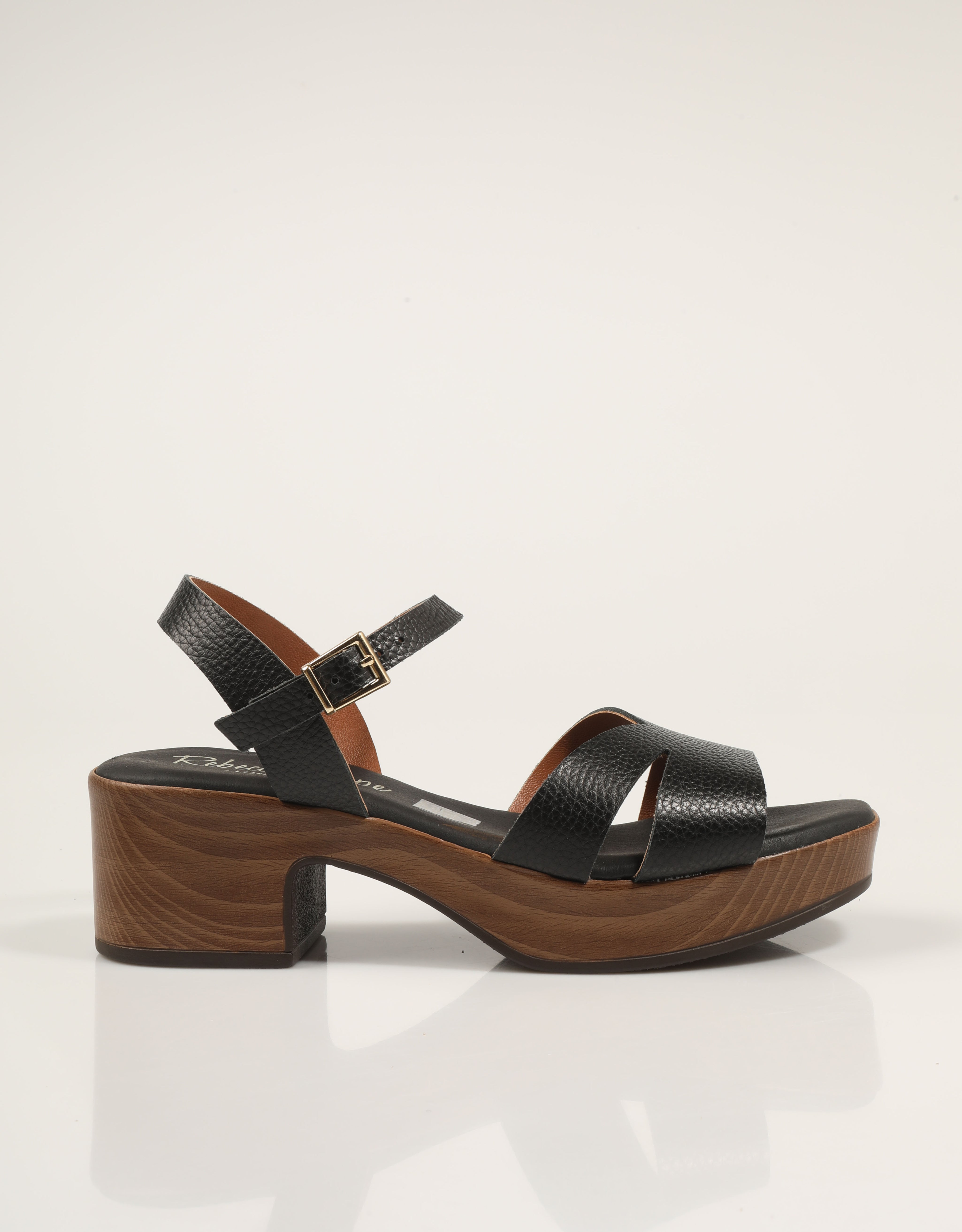 REBECCA HOPE SANDALIA TACON NEGRO 90987