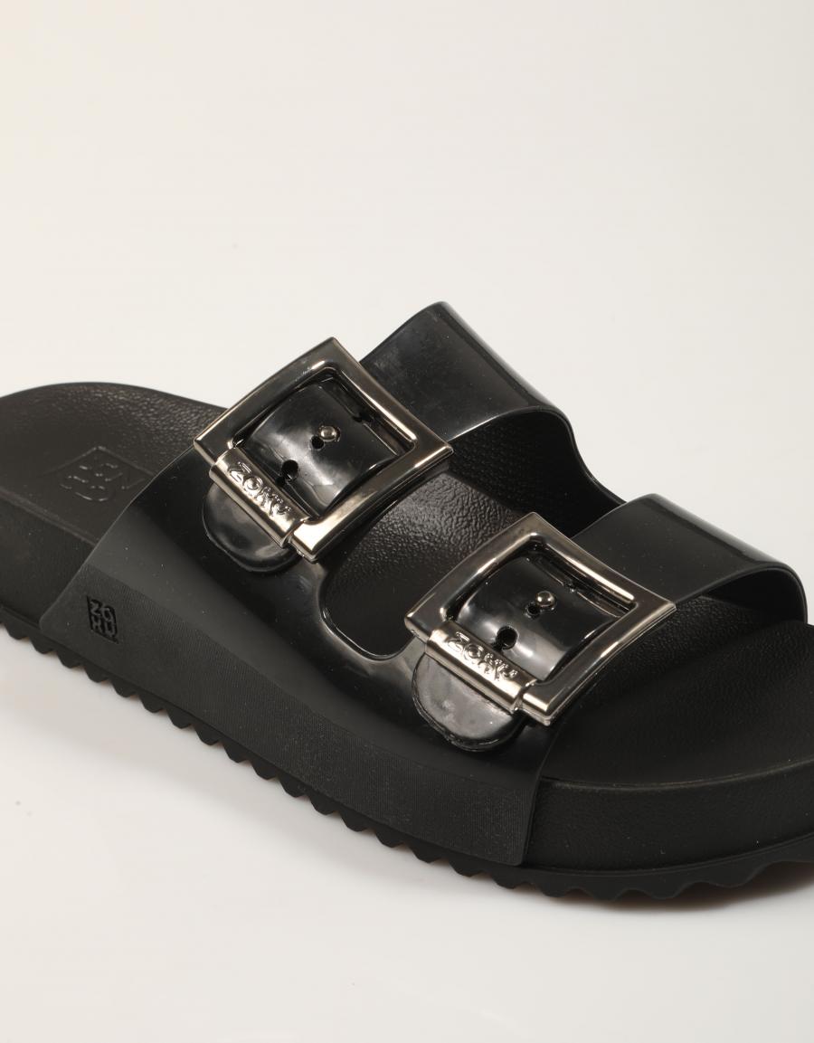 SANDALIAS ZAXY PALA HEBILLAS BLACK en color Negro
