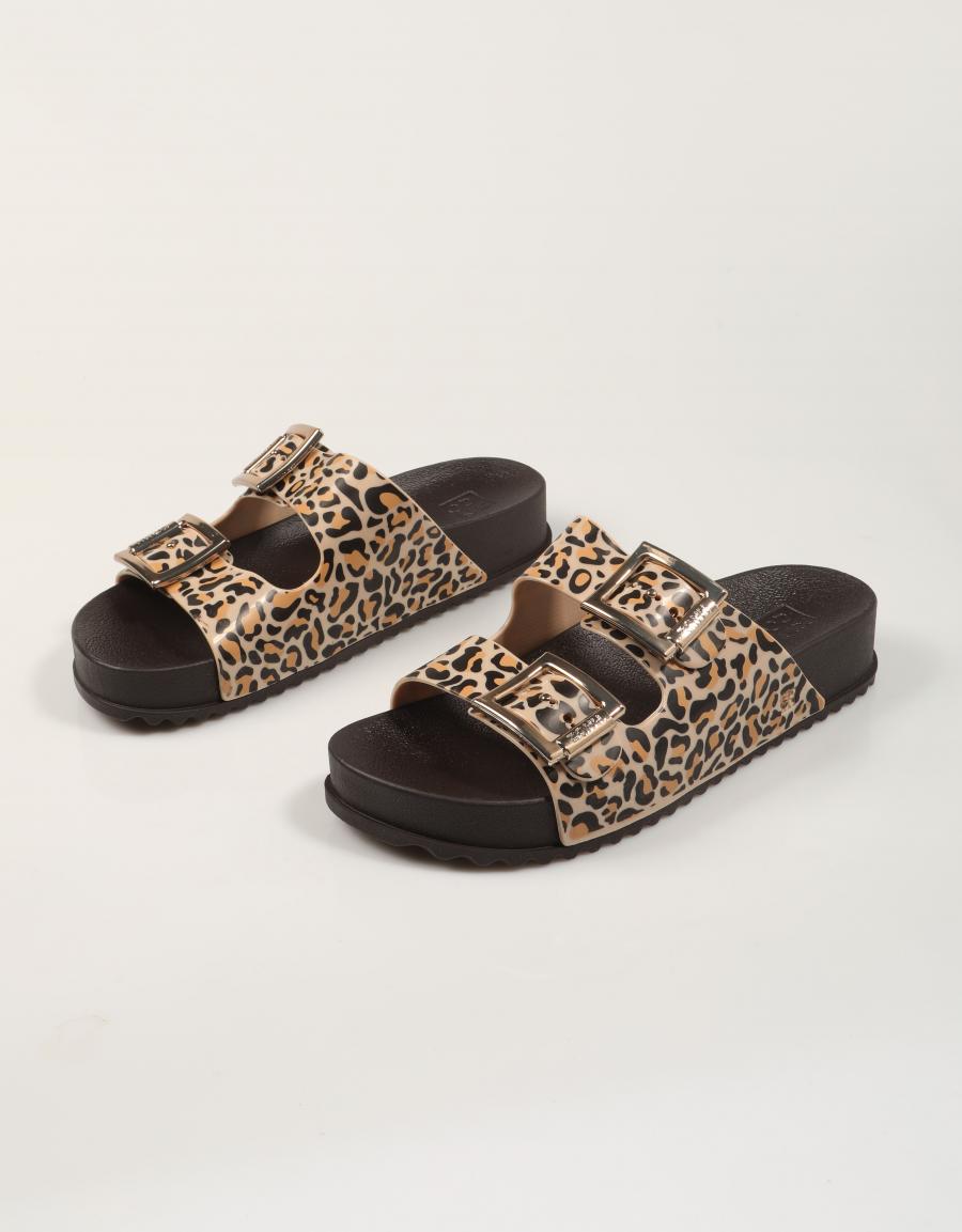 SANDALIAS ZAXY PALA HEBILLAS OUNCE BEIGE en color Marron