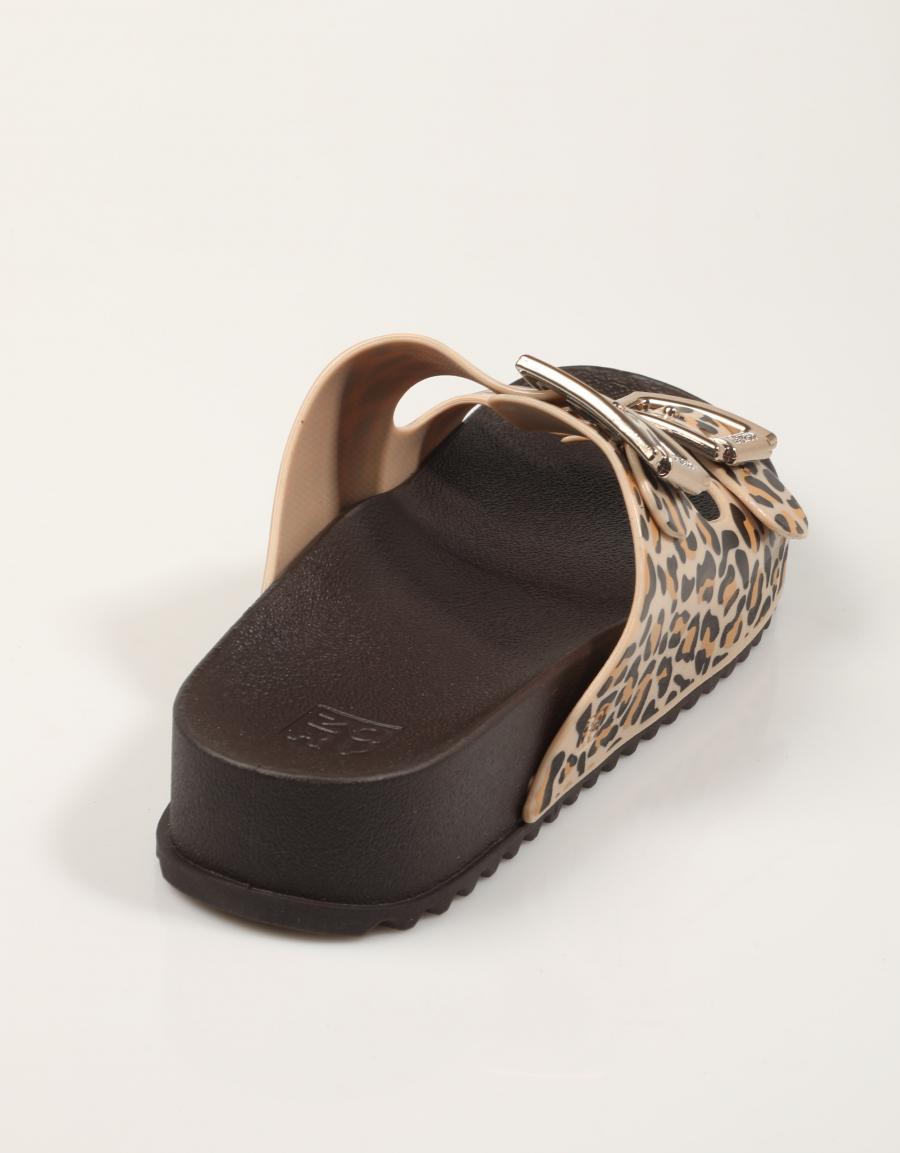SANDALIAS ZAXY PALA HEBILLAS OUNCE BEIGE en color Marron