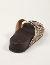 SANDALIAS ZAXY PALA HEBILLAS OUNCE BEIGE en color Marron