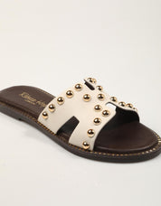 SANDALIAS REBECCA HOPE PALA BOLAS MARSHMALLOW en color Hielo