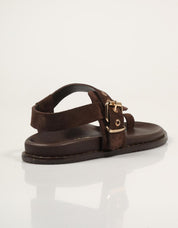 SANDALIAS REBECCA HOPE SANALIA DEDO BITTER en color Marron