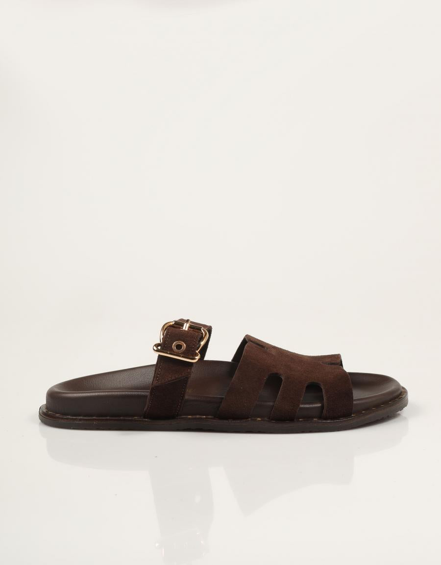 SANDALIAS REBECCA HOPE PALA H HEBILL BITTER en color Marron