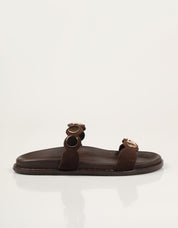 SANDALIAS REBECCA HOPE BIO 2 TIRAS BITTER en color Marron