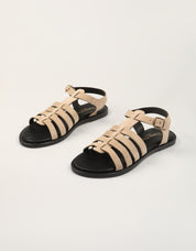 SANDALIAS REBECCA HOPE ROMANA SAND SAND en color Beige