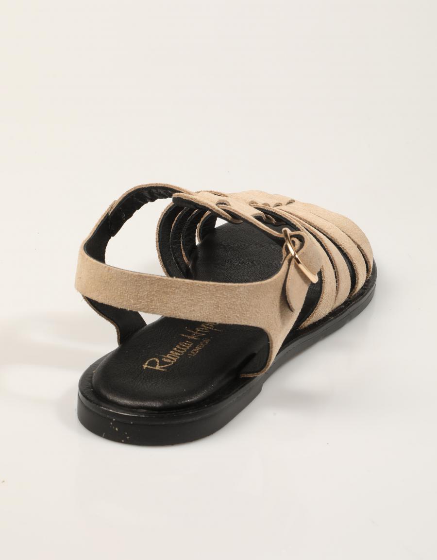 SANDALIAS REBECCA HOPE ROMANA SAND SAND en color Beige