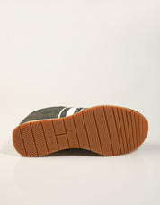 ZAPATILLAS TOMMY HILFIGER CORE CLASSIC RUNNER GREEN EM0EM01709 en color Kaki