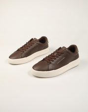 ZAPATILLAS TOMMY HILFIGER TH COURT COCOA FM0FM05367 en color Marron