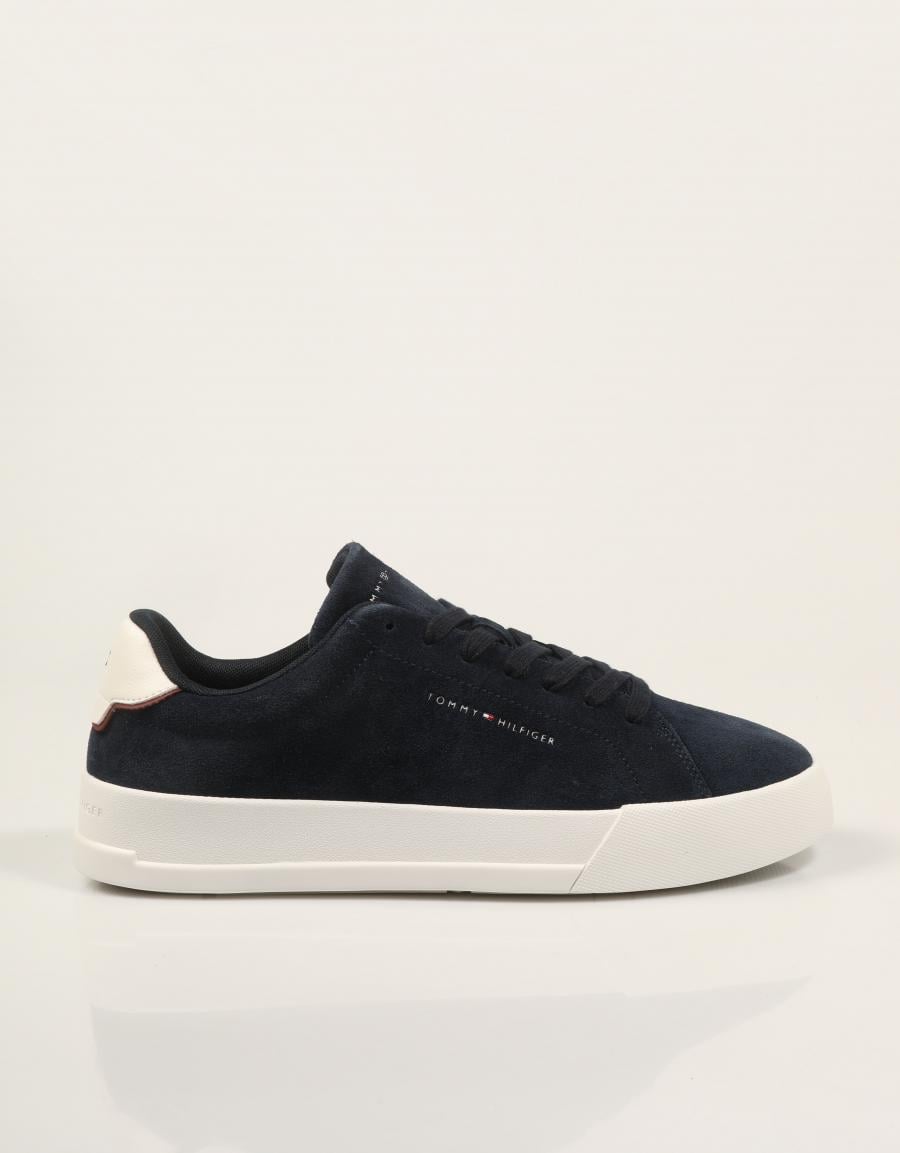 ZAPATILLAS TOMMY HILFIGER TH COURT SUEDE RWB FM0FM05716 en color Azul marino