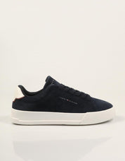 ZAPATILLAS TOMMY HILFIGER TH COURT SUEDE RWB FM0FM05716 en color Azul marino