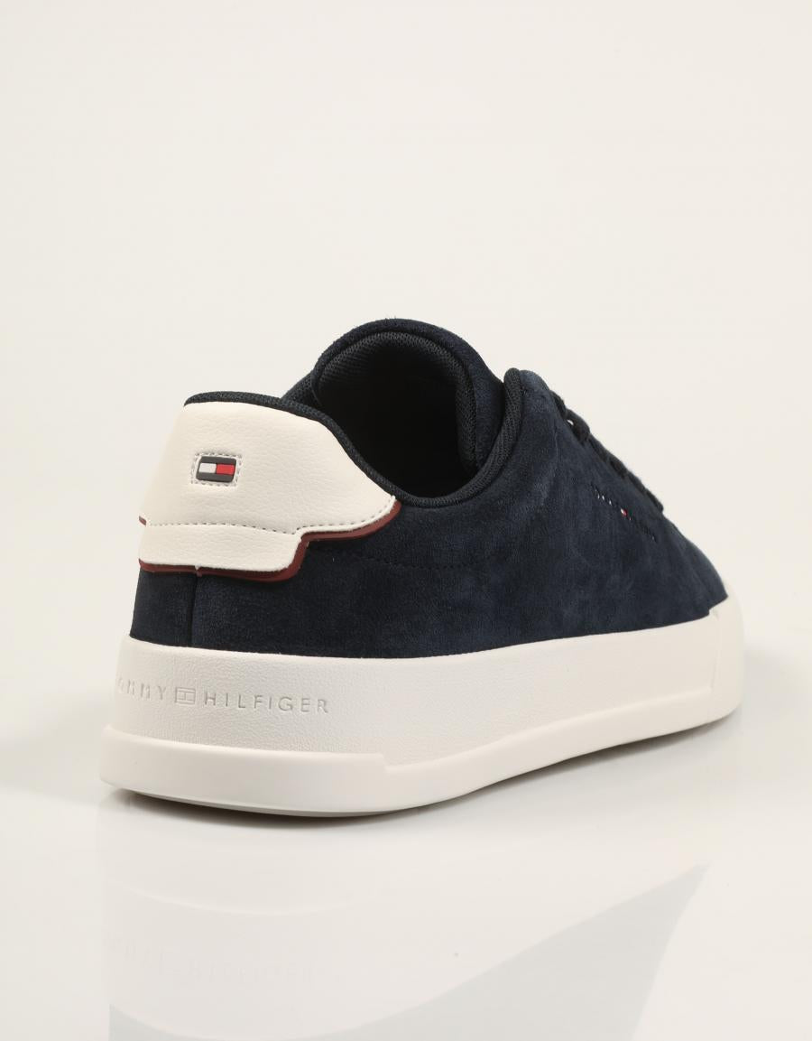 ZAPATILLAS TOMMY HILFIGER TH COURT SUEDE RWB FM0FM05716 en color Azul marino