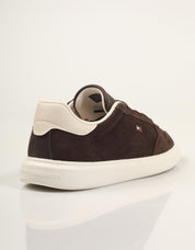 ZAPATILLAS TOMMY HILFIGER ICON COURT L.SUEDE BROWN FW0FW09593 en color Marron