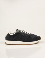 ZAPATILLAS TOMMY HILFIGER RUNNER MONOGRAM BLUE FW0FW09620 en color Azul marino